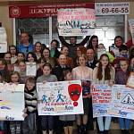 Магаданские дети приняли участие в акции «Спасите детские жизни» 