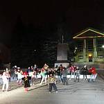 Семейный вечерний флешмоб со световозвращателями состоялся на Ставрополье