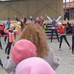 На Ставрополье воспитанники спортивной школы провели танцевальный флешмоб по ПДД