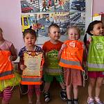 На Чукотке воспитанников детского сада познакомили с Правилами дорожного движения