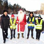  «Полицейский Дед Мороз» вышел патрулировать улицы Железногорска