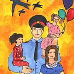 В Новосибирской области состоялся конкурс детского рисунка «Мои родители работают в полиции»