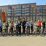 В Кирове юным велосипедистам напомнили о дорожной безопасности