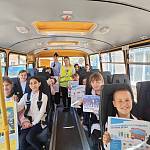 В Ейском районе провели практикум по безопасности в школьном автобусе
