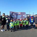 Поронайские автоинспекторы и дошкольники провели профилактическую акцию «Ребенок - главный пассажир!»