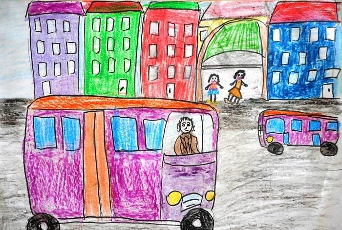 Рисование наш город старшая. Автобус едет по улице рисование в старшей группе. Рисование в старшей группе на тему автобус. Улицы нашего города рисование в старшей группе. Рисование автобус в старшей группе.
